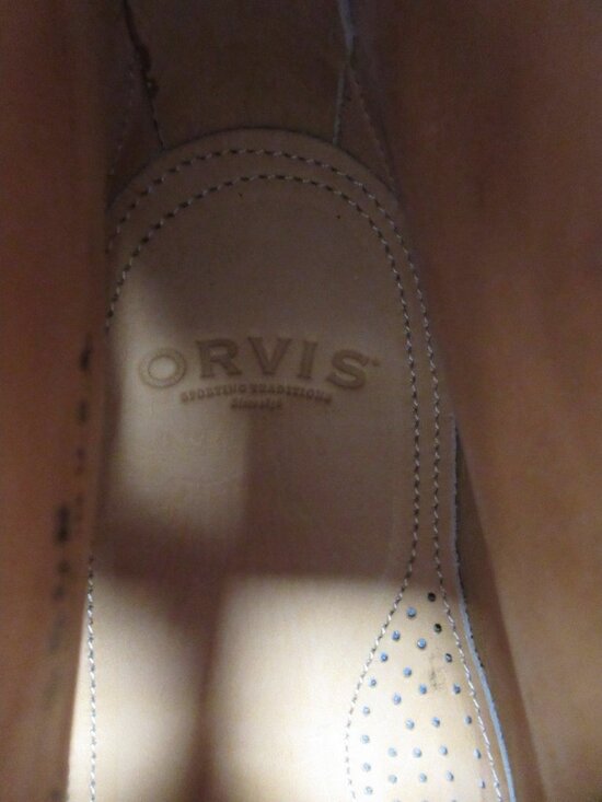 Orvis Boots 11.5 D Chukka Leather Vibram Lug Sole Heritage USA Made
